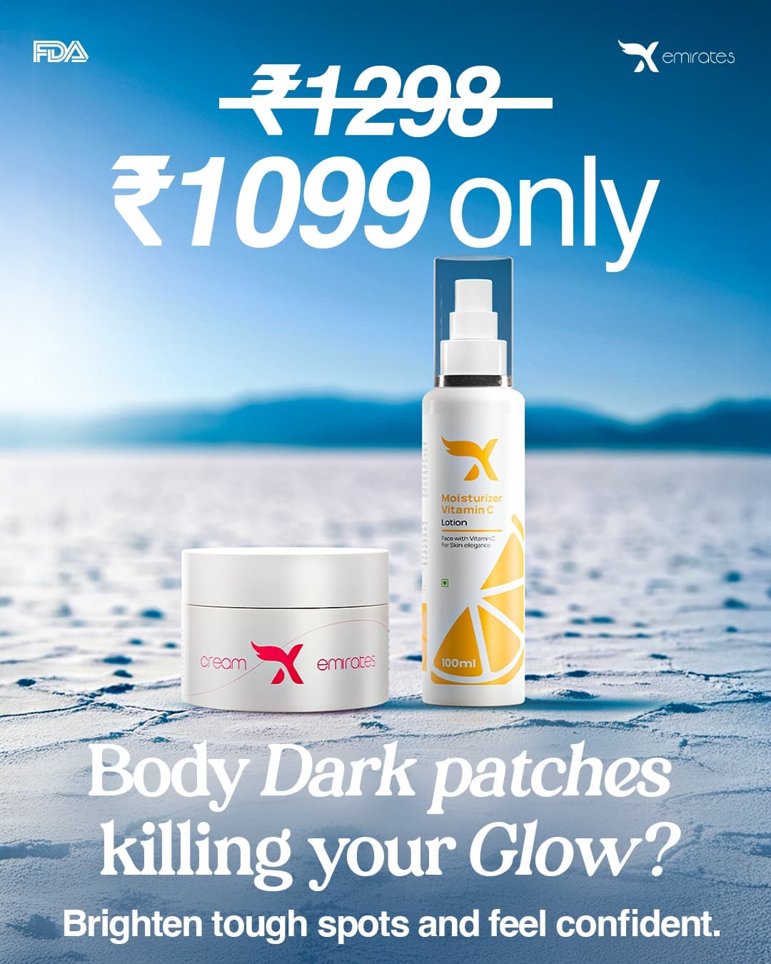 Deep Moisture - Cream & Moisturiser Combo